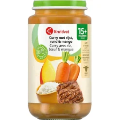 Kruidvat 15+M Bio Curry met Rijst, Rund & Mango Maaltijd Discount