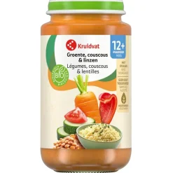 Kruidvat 12+M Bio Groente, Couscous & Linzen Maaltijd Best