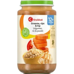 Kruidvat 12+M Bio Groente, Rijst & Kip Maaltijd Online