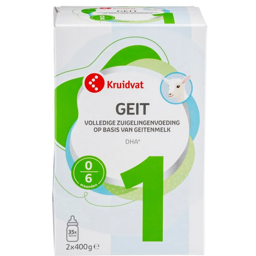 Kruidvat 0-6+M Zuigelingenvoeding op Basis van Geitenmelk Sale