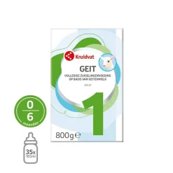 Kruidvat 0-6+M Zuigelingenvoeding op Basis van Geitenmelk Sale