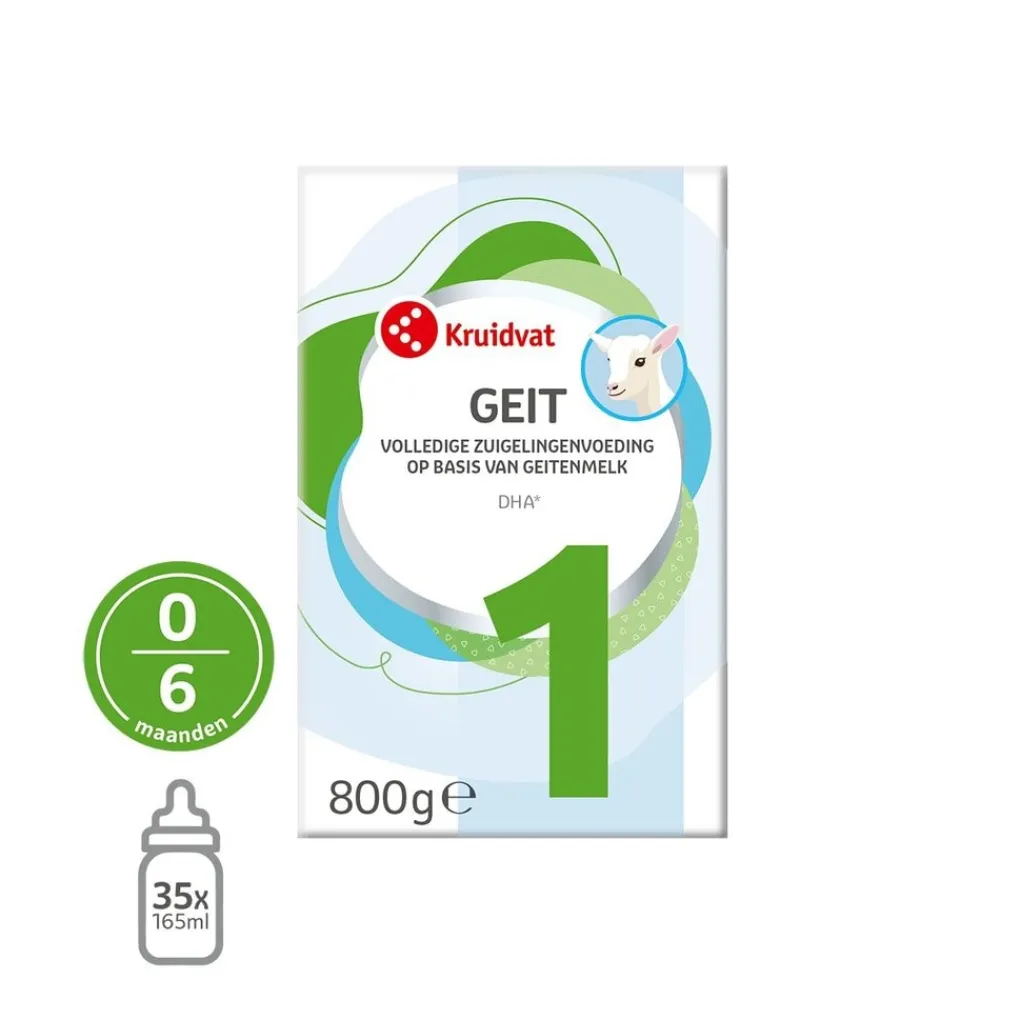 Kruidvat 0-6+M Zuigelingenvoeding op Basis van Geitenmelk Sale
