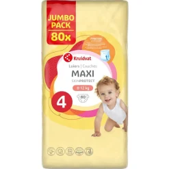 Kruidvat Maxi Maat 4 Luiers Jumbopack New