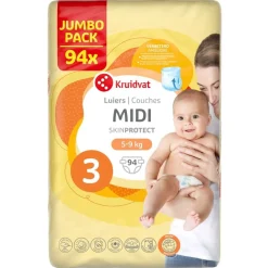 Kruidvat Midi Maat 3 Luiers Jumbopack Outlet