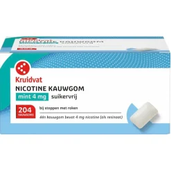 Kruidvat Mint 4mg Suikervrije Nicotinekauwgom Clearance
