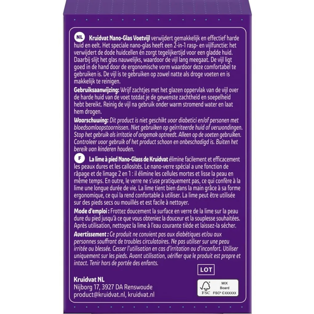 Kruidvat Nano-Glas Voetvijl Outlet