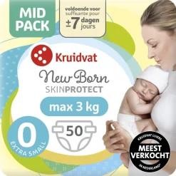 Kruidvat NewBorn Extra Small Maat 0 Luiers Midpack Sale