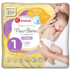 Kruidvat NewBorn Small Maat 1 Luiers Smallpack Clearance