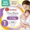 Kruidvat NewBorn Small Maat 1 Luiers Midpack Best