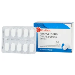 Kruidvat Paracetamol Ovaal 500mg Tabletten Hot
