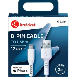 Kruidvat 8-pin Oplaadkabel Hot