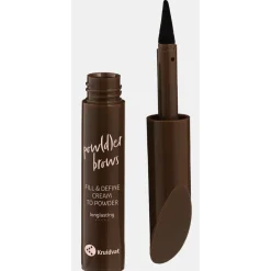 Kruidvat Pow(d)Er Brows 020 Ash Brown Cream to Powder Wenkbrauwpencil Outlet