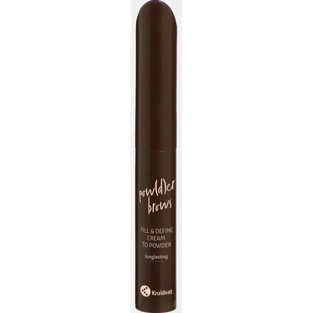 Kruidvat Pow(d)Er Brows 020 Ash Brown Cream to Powder Wenkbrauwpencil Outlet