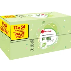 Kruidvat Pure & Soft Babydoekjes Outlet