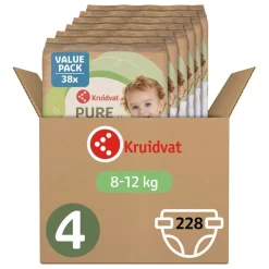 Kruidvat Pure & Soft Maat 4 Luiers Volumedoos Online