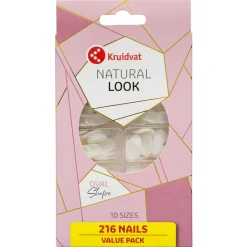 Kruidvat Salon Nails Natural Look Oval Kunstnagels Outlet