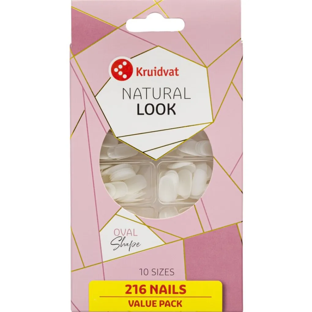 Kruidvat Salon Nails Natural Look Oval Kunstnagels Outlet