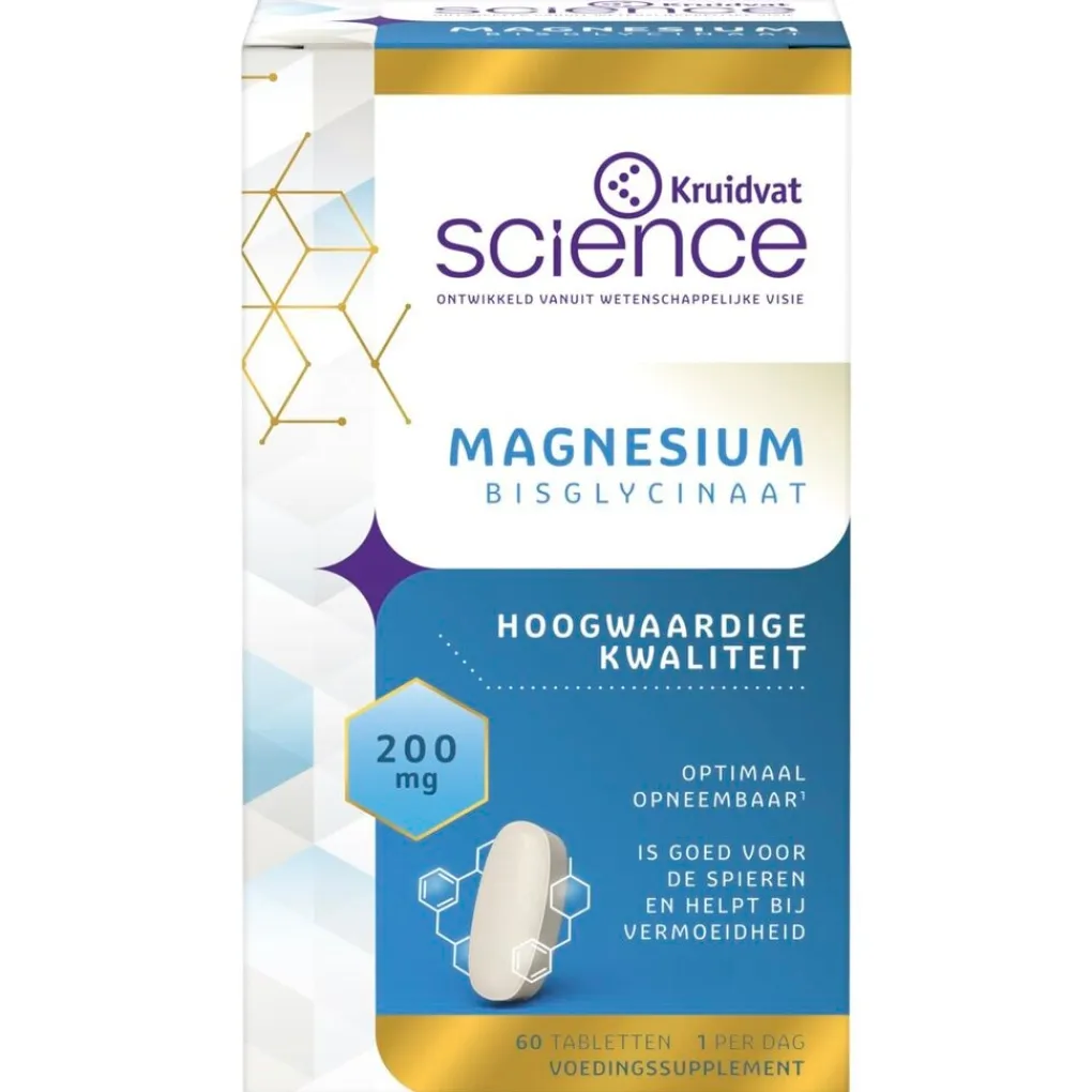 Kruidvat Science Magnesium Bisglycinaat Tabletten Best