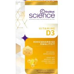 Kruidvat Science Vitamine D3 Softgels