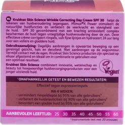 Kruidvat Skin Science Anti-Age SPF30 Wrinkle Correcting Day Cream 30+ Discount