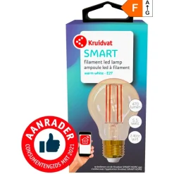 Kruidvat Smart A60 E27 470LM Filament Ledlamp Clearance
