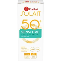 Kruidvat Solait Sensitive SPF50+ Face Sunfluid