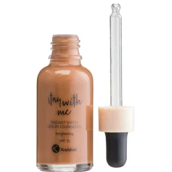Kruidvat Stay With Me 060 C Deep Amber Radiant Matte Serum Foundation Clearance