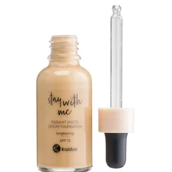 Kruidvat Stay With Me 040 W Light Caramel Radiant Matte Serum Foundation New