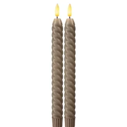 Kruidvat Swirl Led-dinerkaarsen Clearance