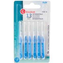 Kruidvat Ultra Fijn 1,3mm Interdentale Borsteltjes met Handvat Discount