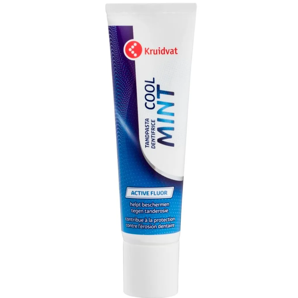 Kruidvat Ultradent Active Fluor Strong Mint Tandpasta Discount