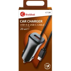 Kruidvat USB-A & USB-C Dual Autolader Best