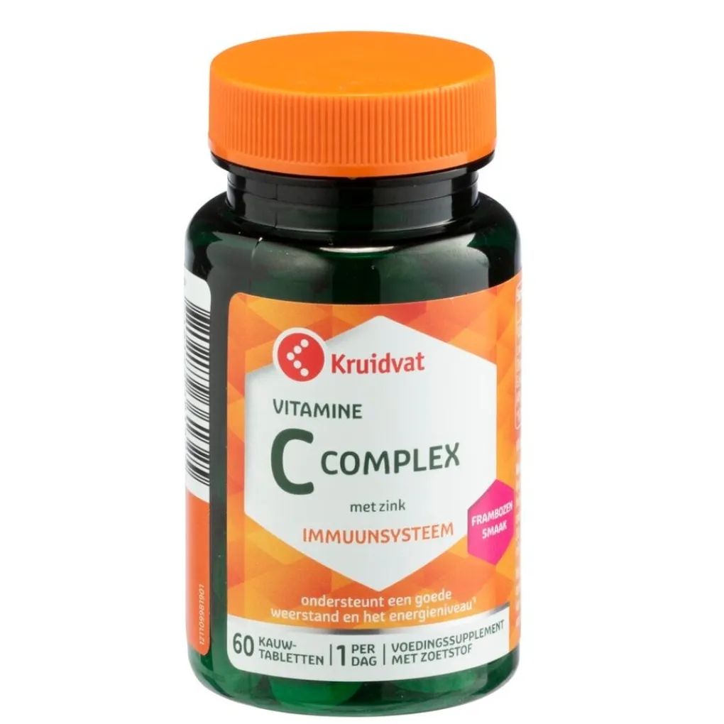 Kruidvat Vitamine C Complex met Zink Kauwtabletten New