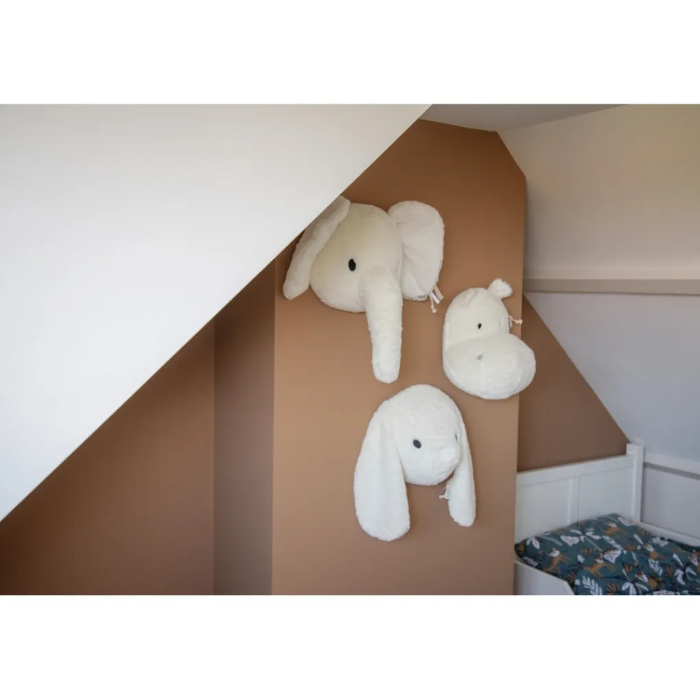 Label Label Hippo Harvey Roze Muurdecoratie Clearance