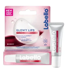 Labello Glowy Lips Berry Lippenbalsem met SPF30 Discount