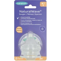 Lansinoh Natural Wave Small Flesspeen Hot