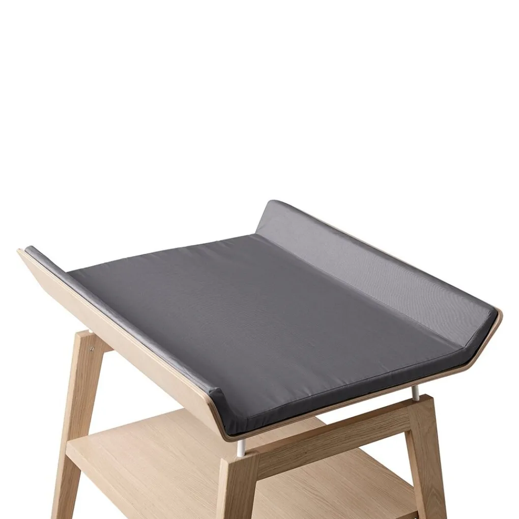 Leander Linea Aankleedkussenhoes Voor Verschoontafel Cool Grey Outlet