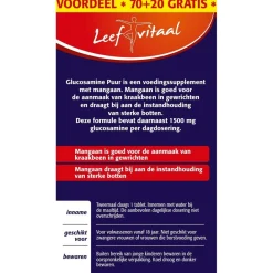 Leefvitaal Glucosamine Puur Tabletten Clearance