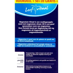 Leefvitaal Magnesiumcitraat Tabletten Sale