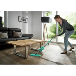 Leifheit Picobello M Micro Duo Vloerwisser (33 cm) met Steel en Uitwringsysteem Best