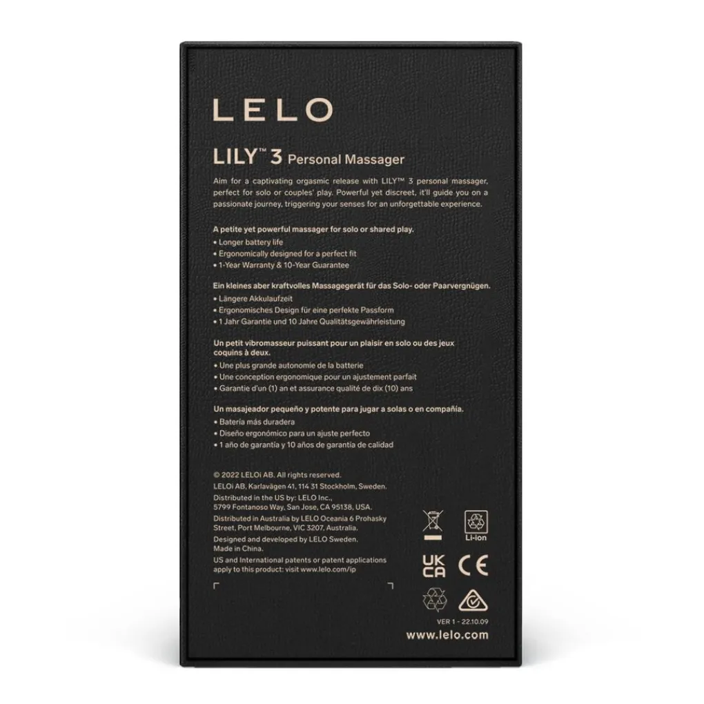 Lelo Lily 3 Personal Massager Vibrator Discount