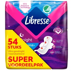 Libresse Ultra Goodnight Large+ Wing Maandverband Clearance