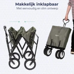 LifeGoods Opvouwbare Bolderkar Best