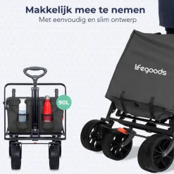 LifeGoods Opvouwbare Bolderkar