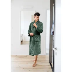 Linnick Flanel Fleece Badjas Uni Discount