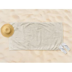 Linnick Strandlaken Microvezel 100x200cm - sand Discount