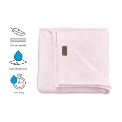 Linnick Strandlaken Microvezel 100x200cm - light pink New