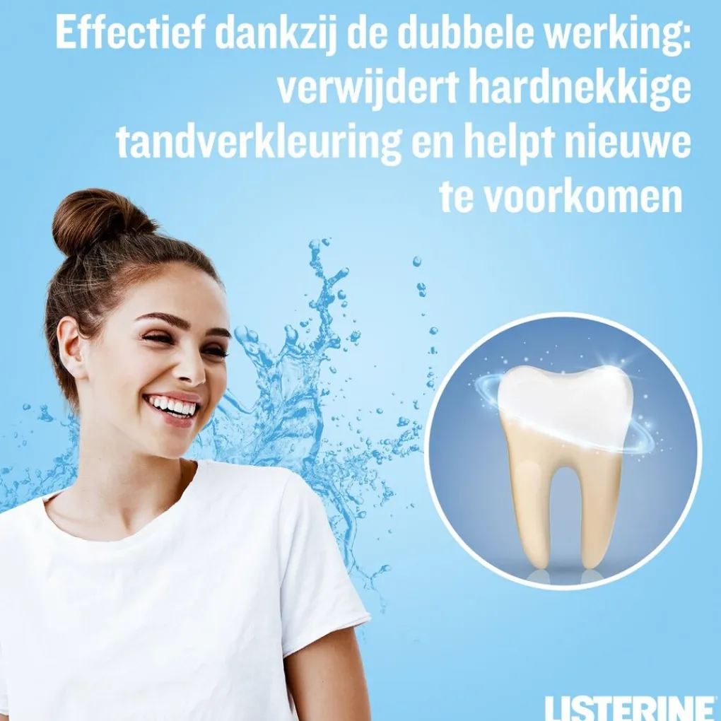 Listerine Advanced White Milde Smaak Mondwater