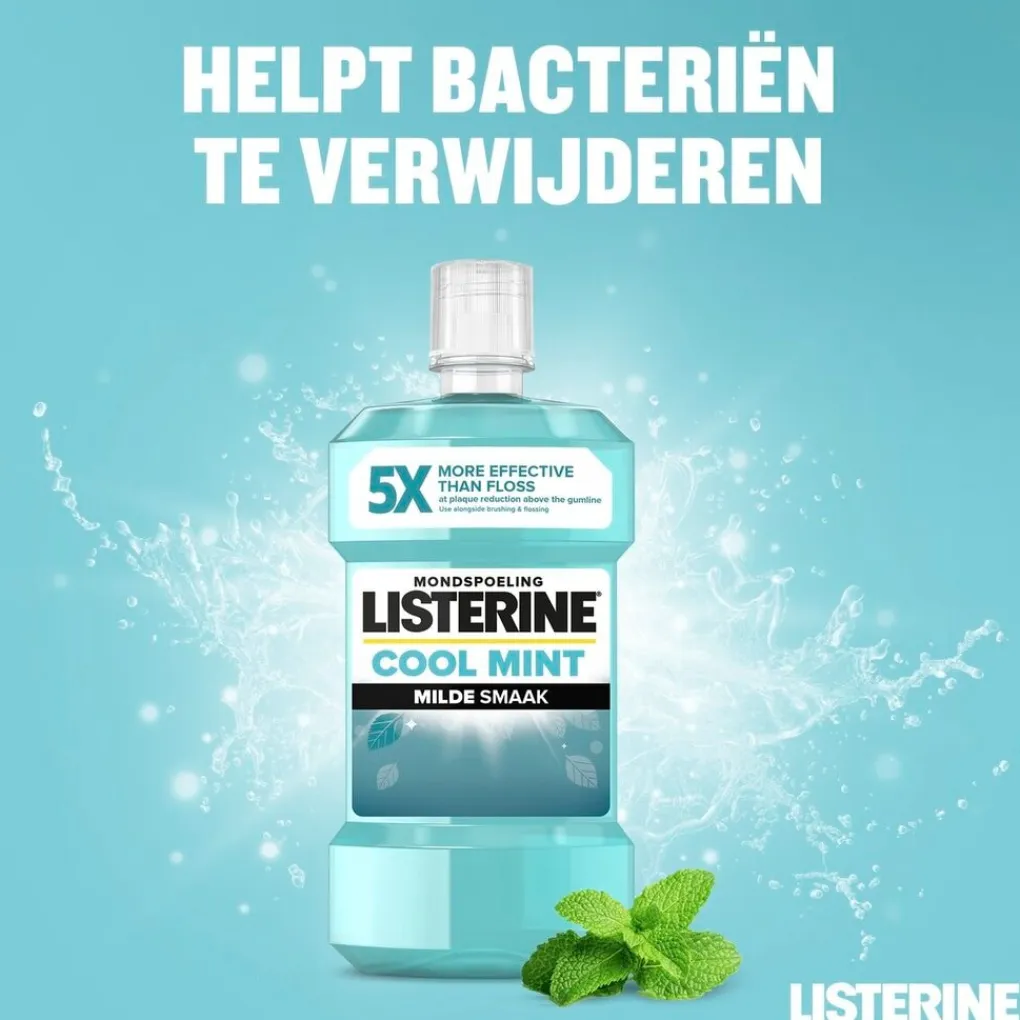 Listerine Cool Mint Milde Smaak Mondwater Sale