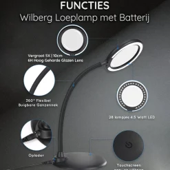 Loeplamp met LED Verlichting Oplaadbaar Best